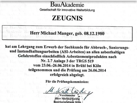 Zeugnis